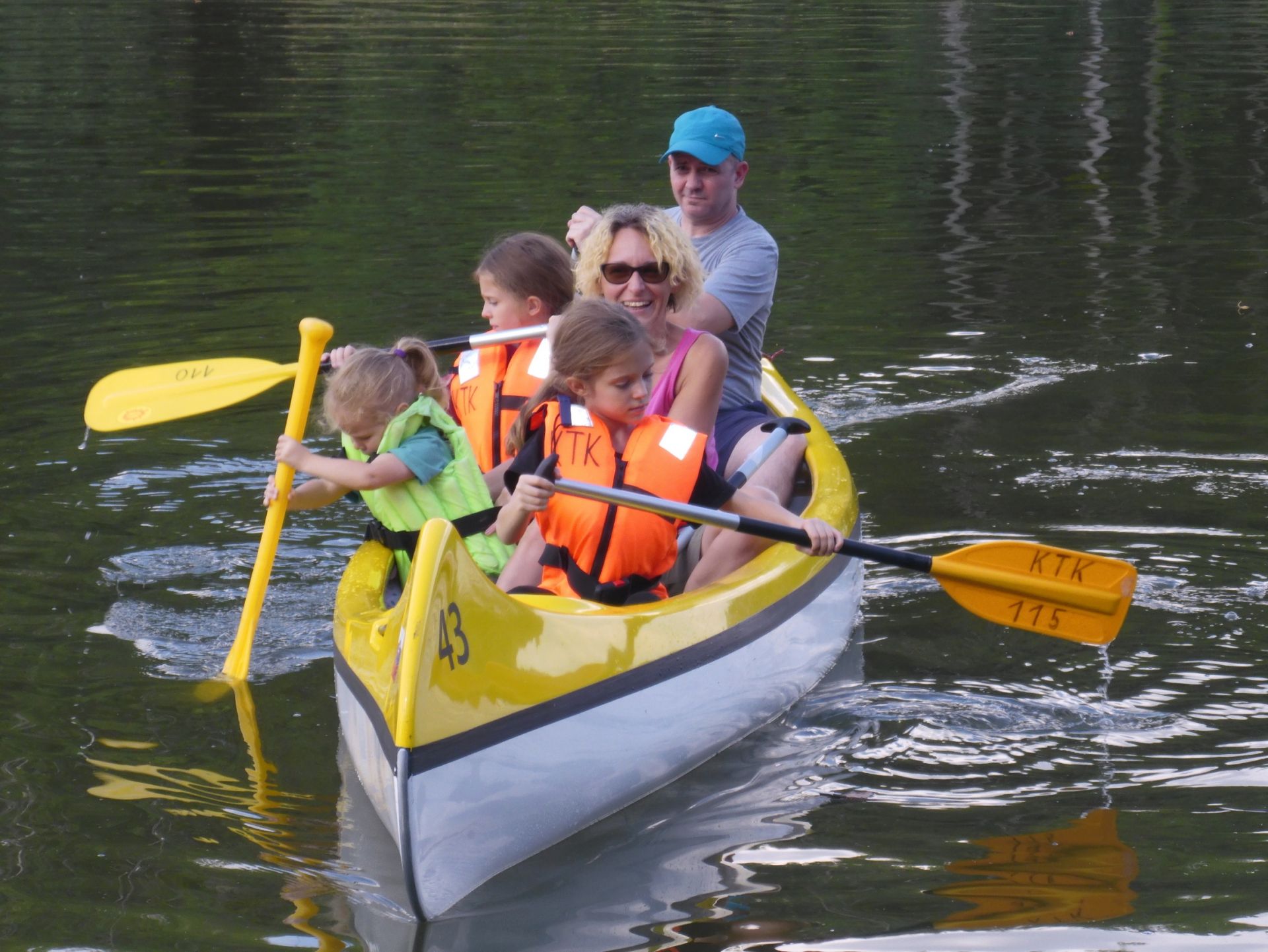 Jesenný kurz plavby na kanoe